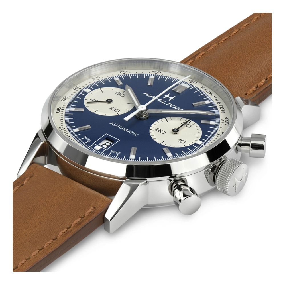 American Classic Intra-Matic Auto Chrono Blue Dial