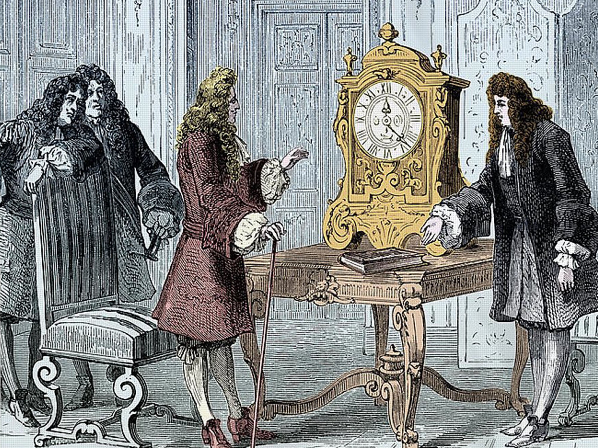 Christian Huygens unveils pendulum clock