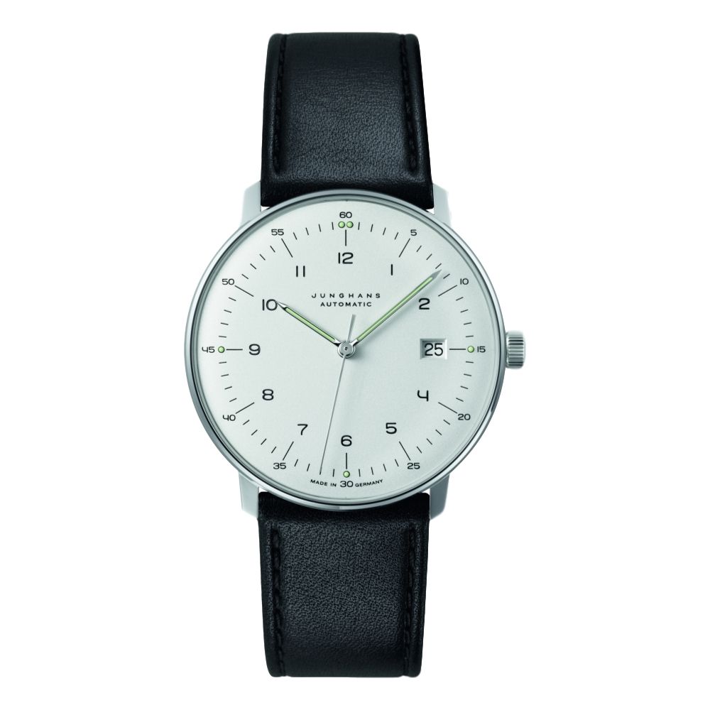 Max Bill Automatic Black Strap - Sapphire Crystal