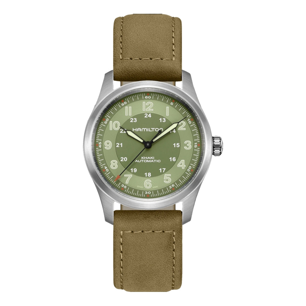 Khaki Field Titanium Auto 38mm