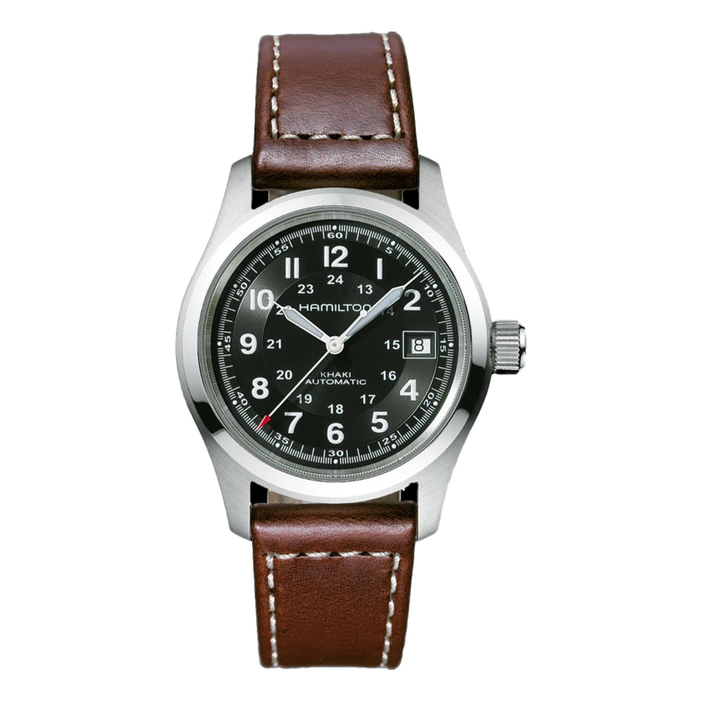 Khaki Field Auto Leather Strap