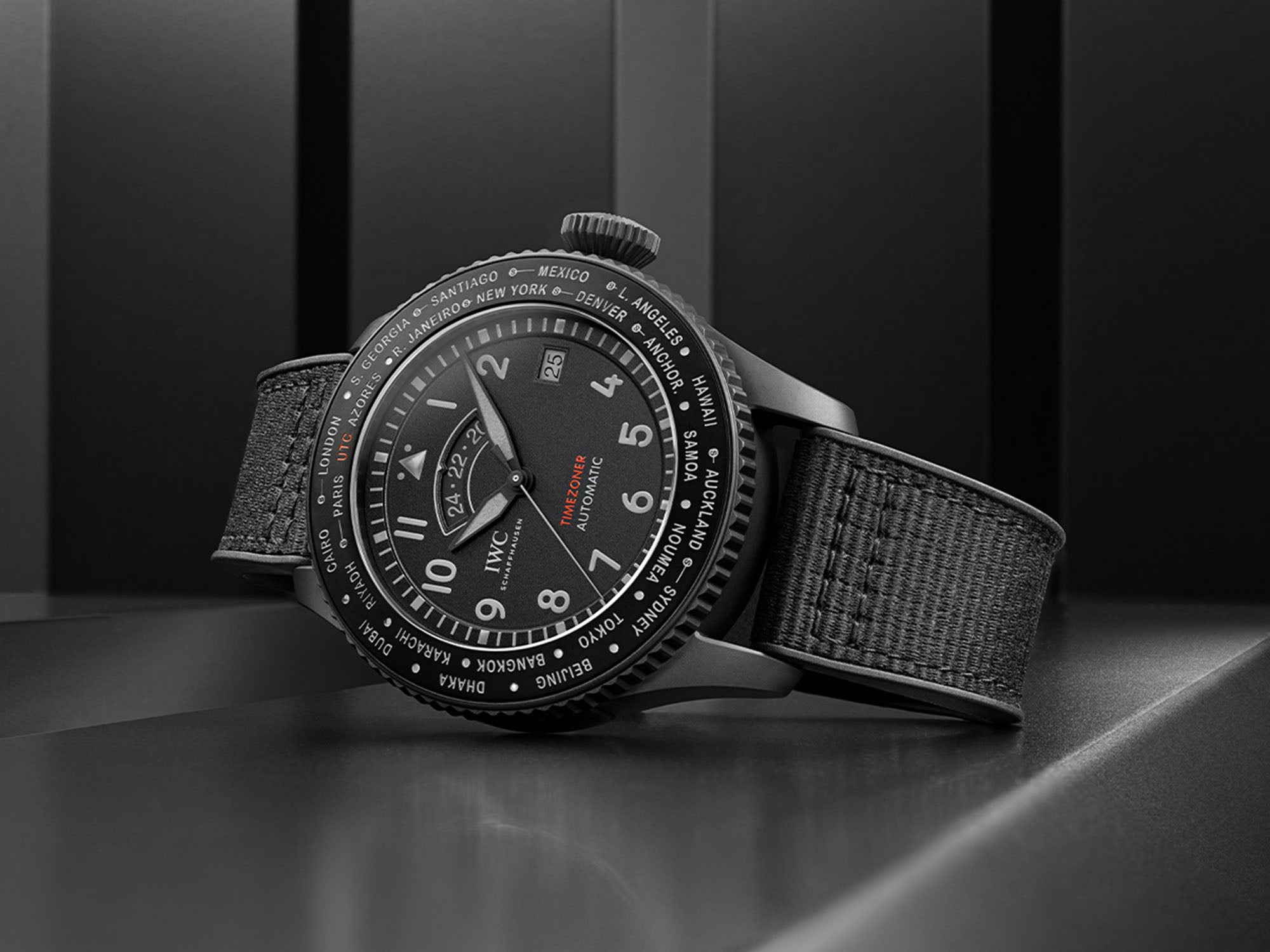 IWC Pilot's Watch TOP GUN Timezoner Ceratanium