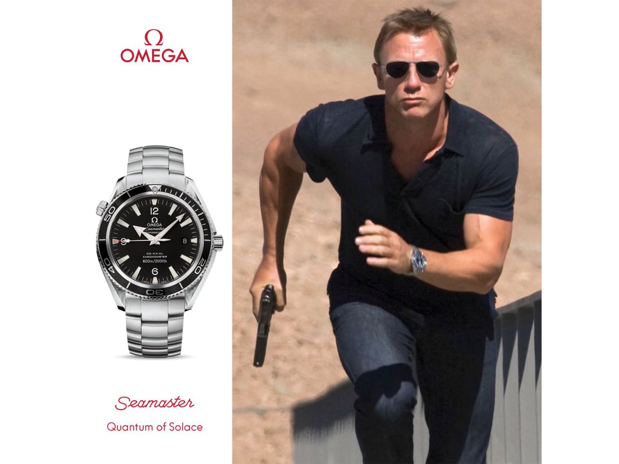 Omega Seamaster Quantum of Solace ad