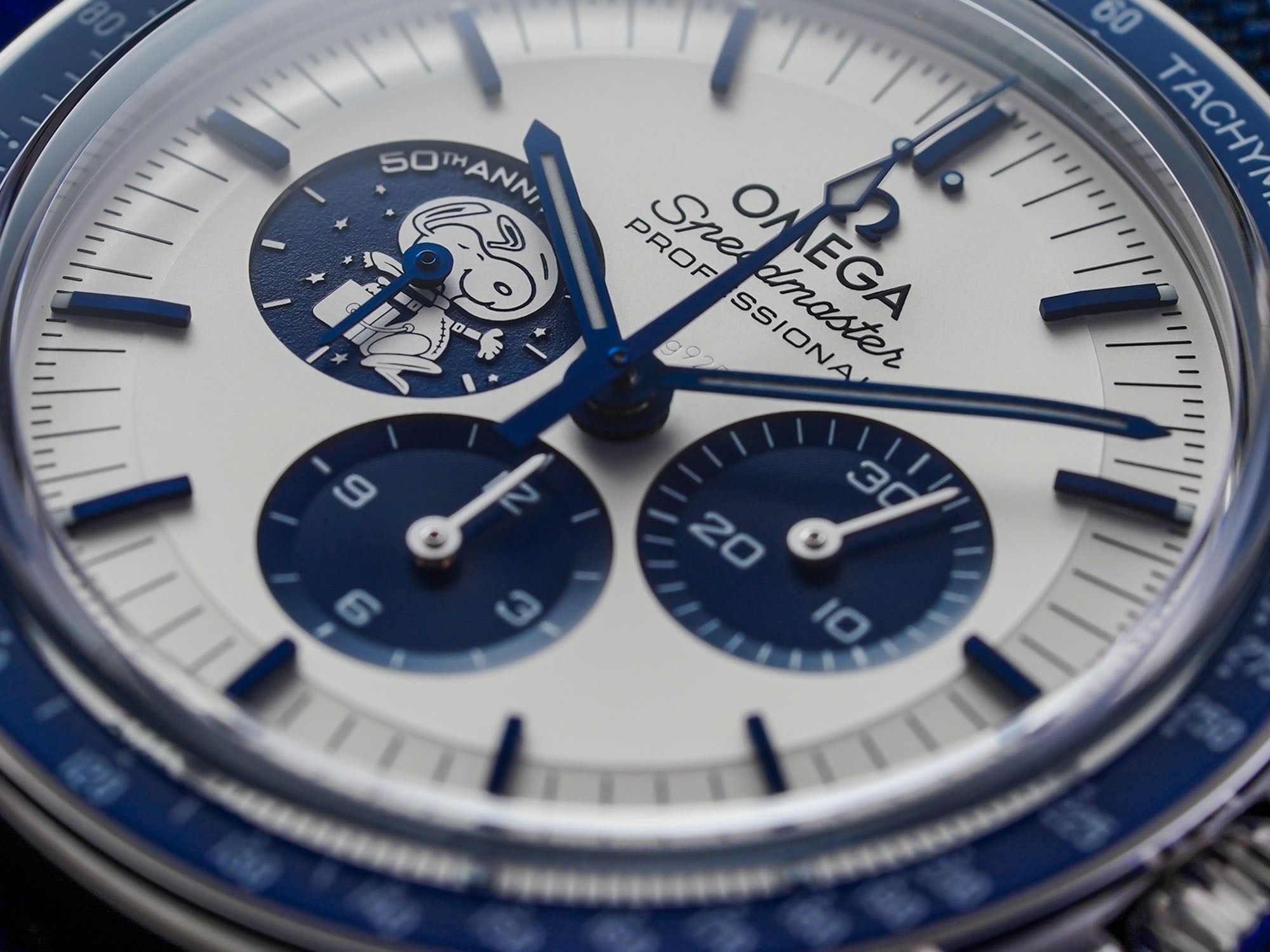 Omega Speedmaster Silver Snoopy Award