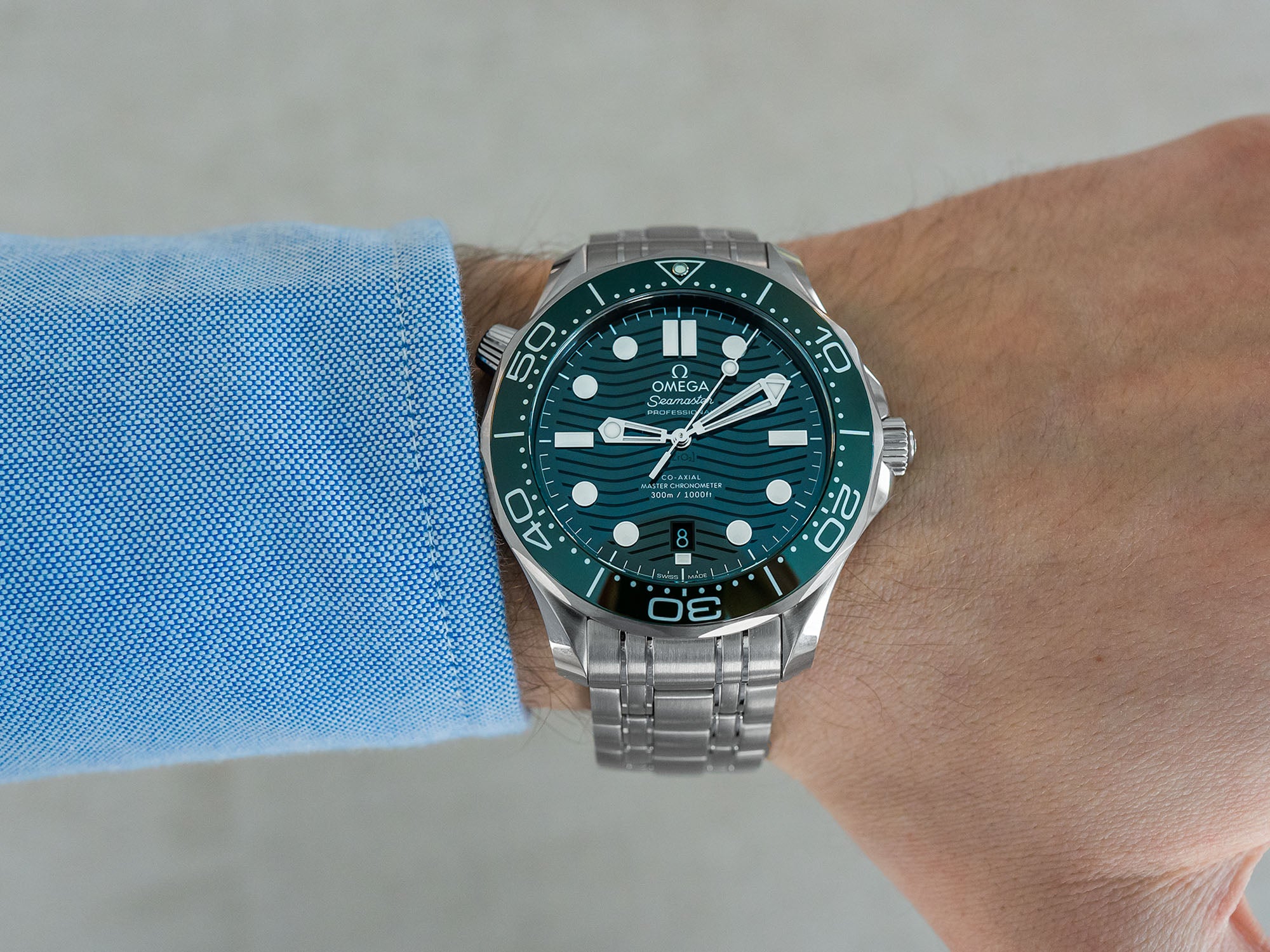 Omega Seamaster Diver 300M green