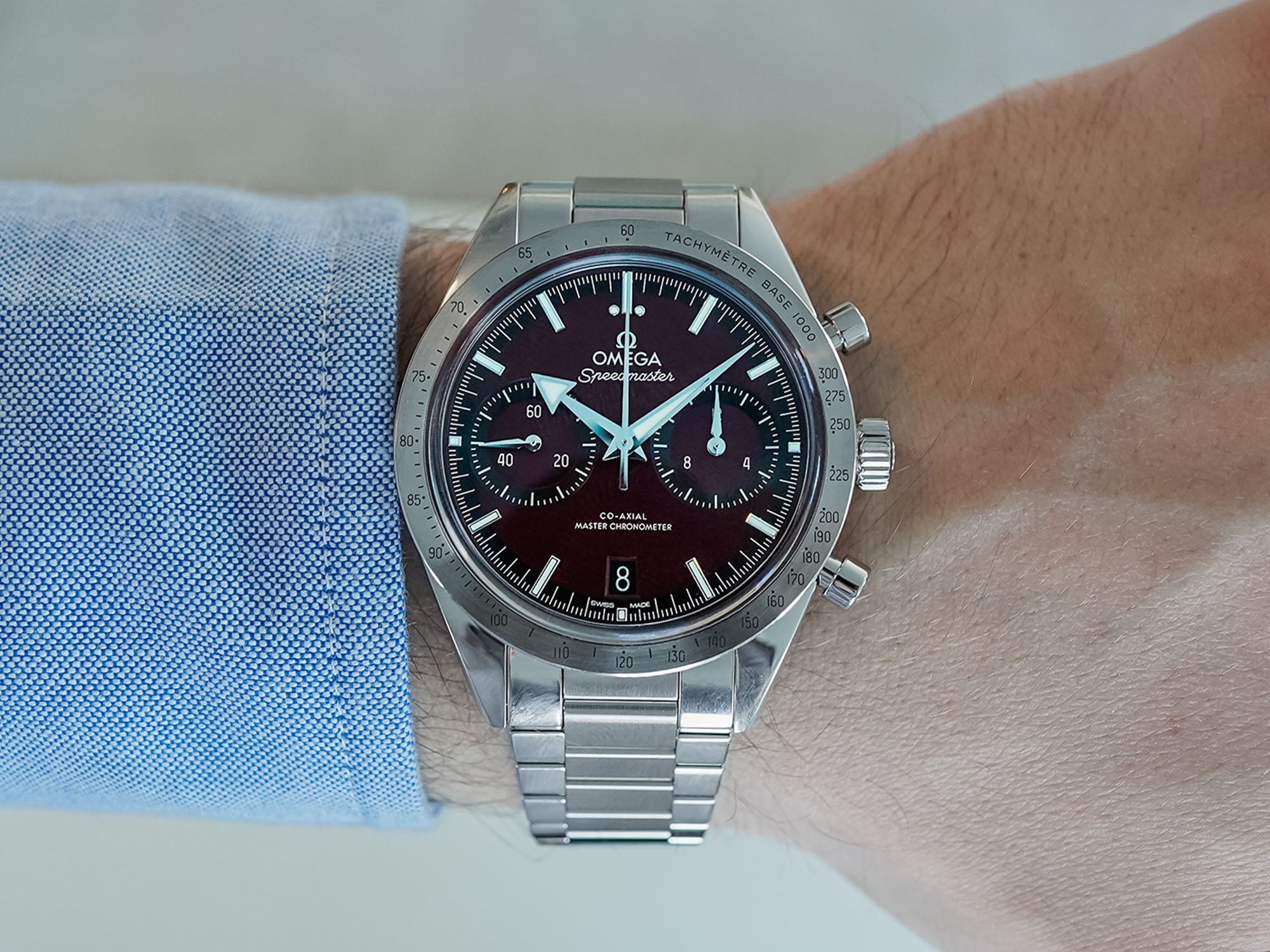 Omega Speedmaster '57 on bracelet