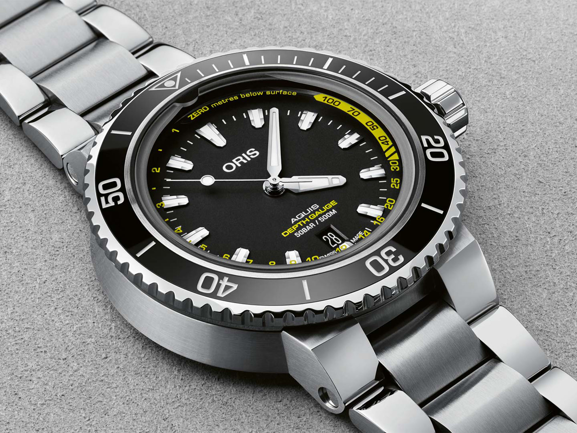 Oris Aquis Depth Gauge