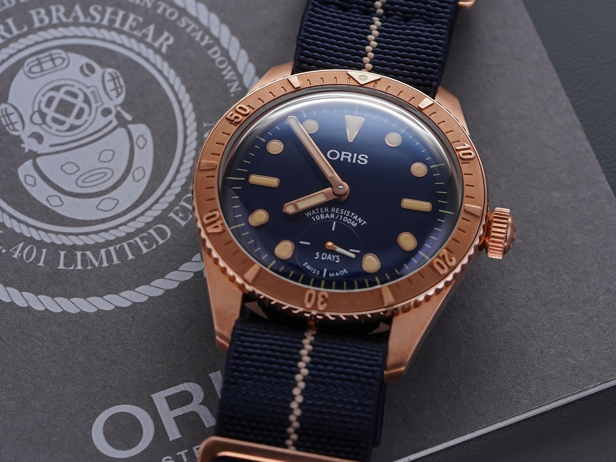 Oris Divers Sixty-Five Carl Brashear