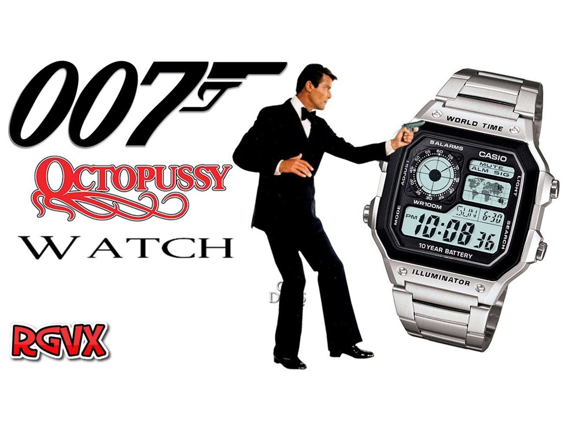 Seiko TV Watch James Bond Octopussy