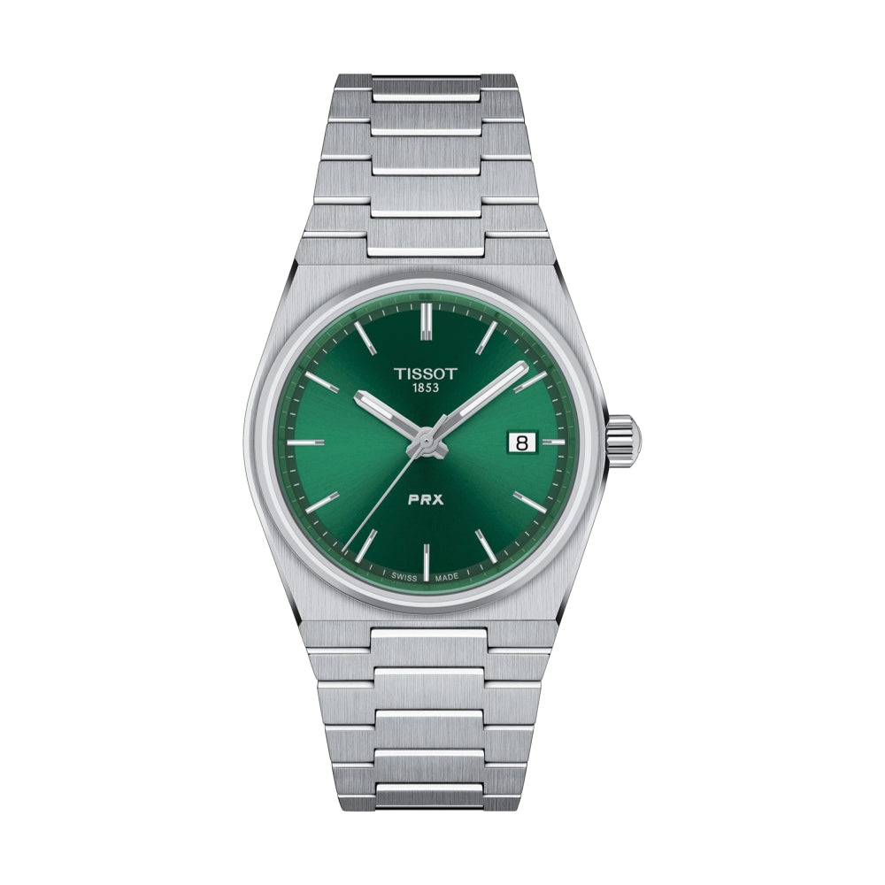 PRX 35mm Quartz Green Dial