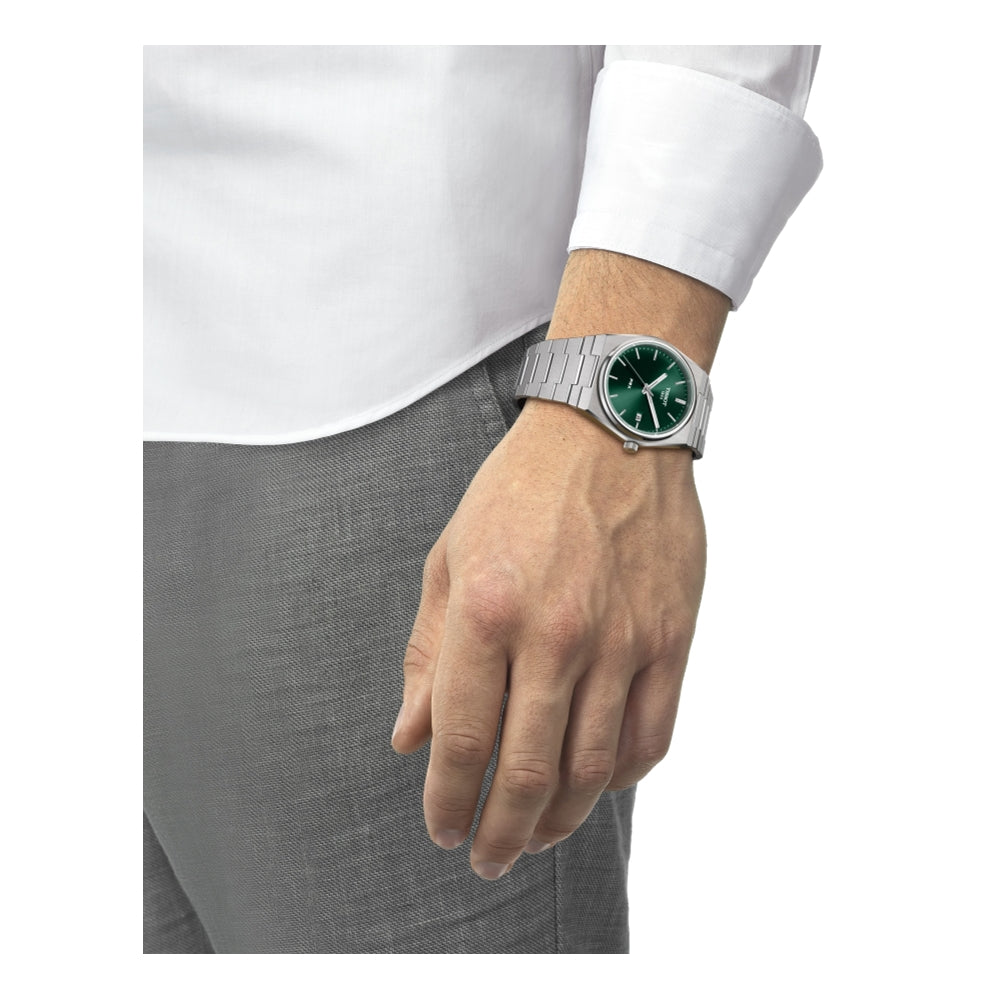 PRX Quartz Green Dial