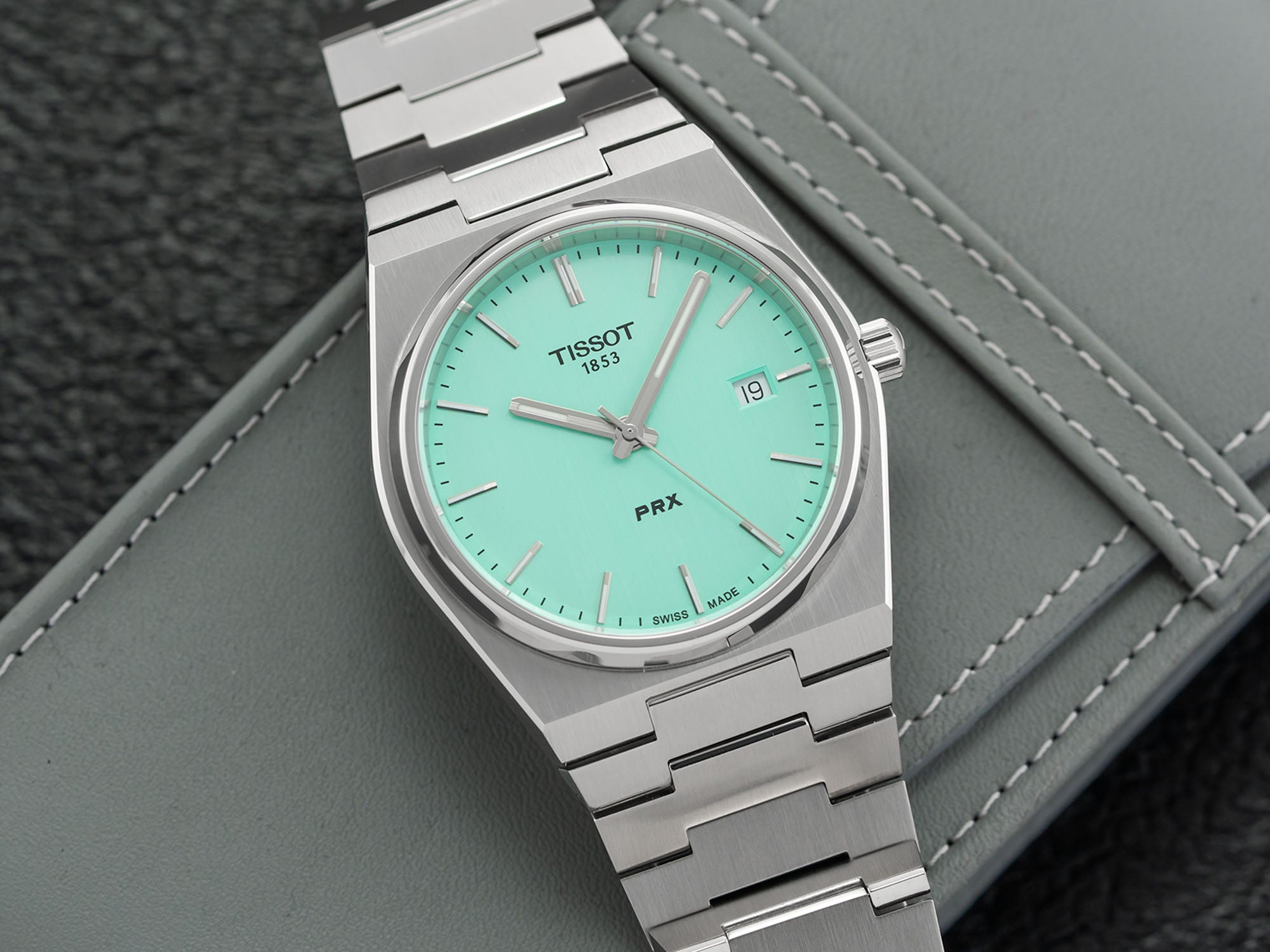 Tissot PRX Quartz Mint Green