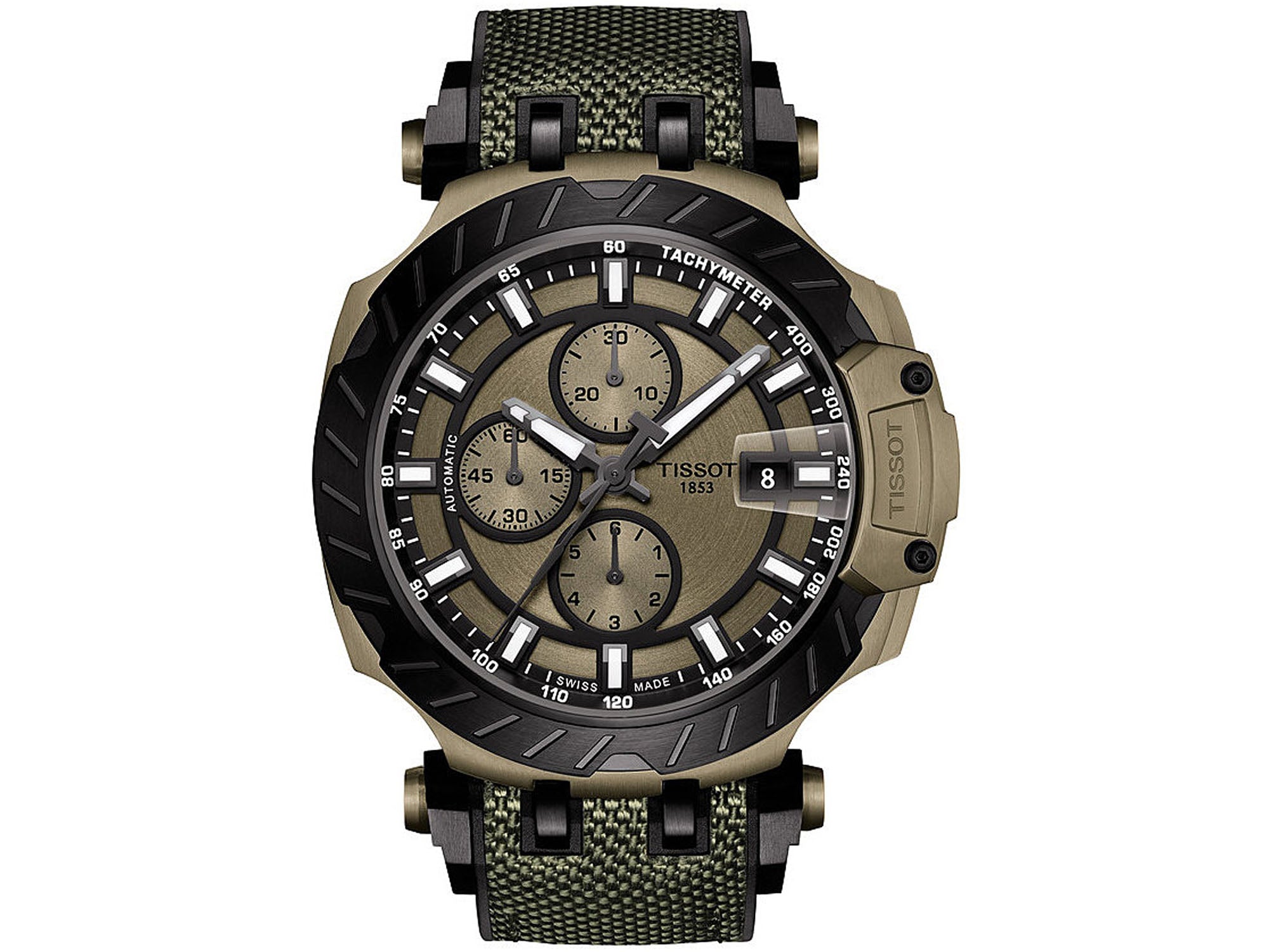 Tissot T-Race Auto Chrono Khaki Dial