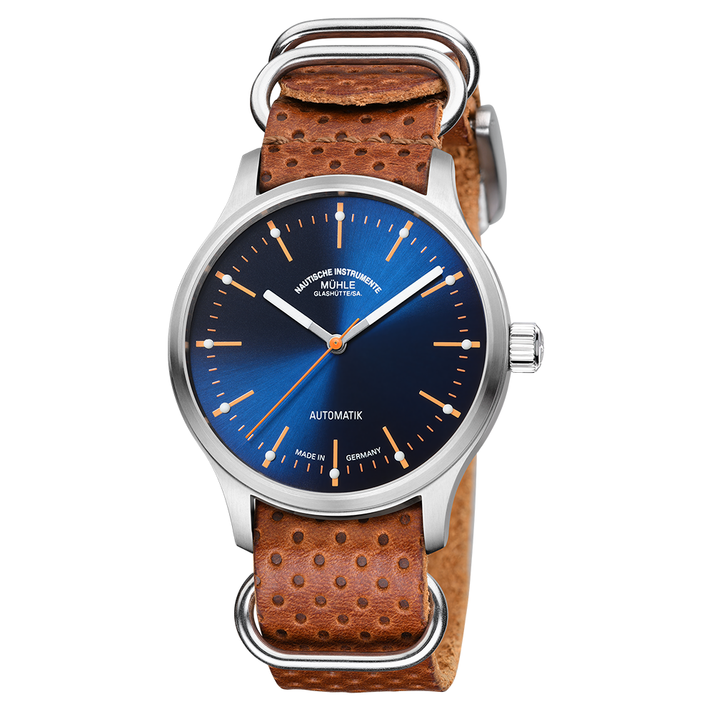 Panova Blau Leather Strap